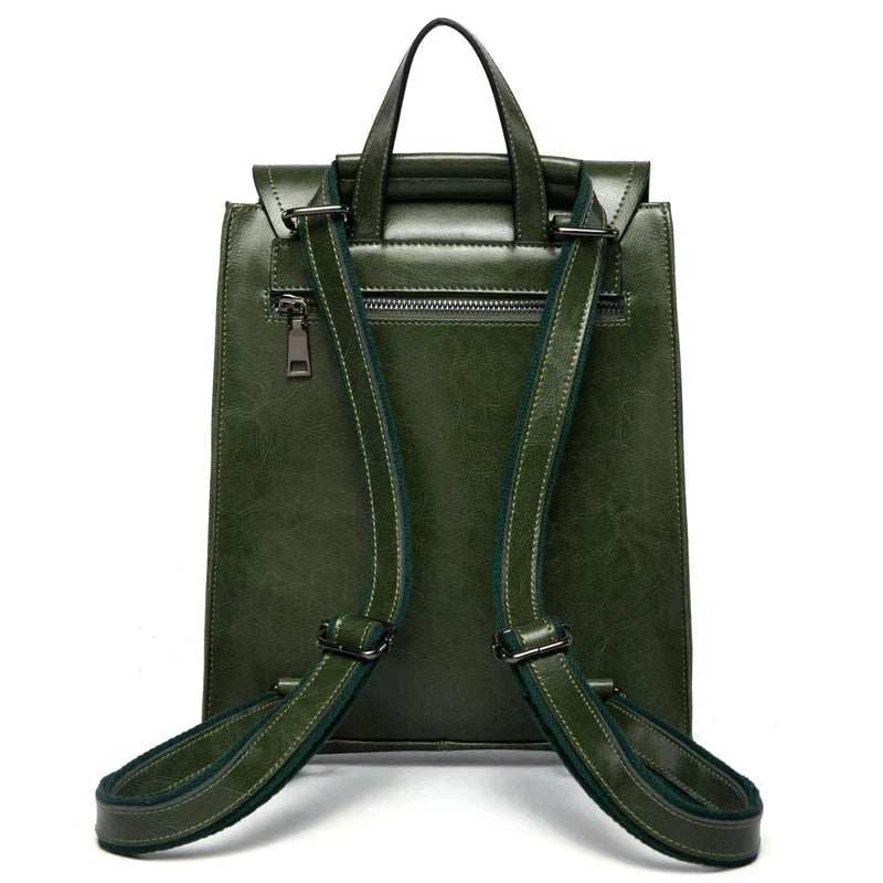 Chic CityStyle Women's Leather Backpack - Fashionable, Versatile, and Built to Last