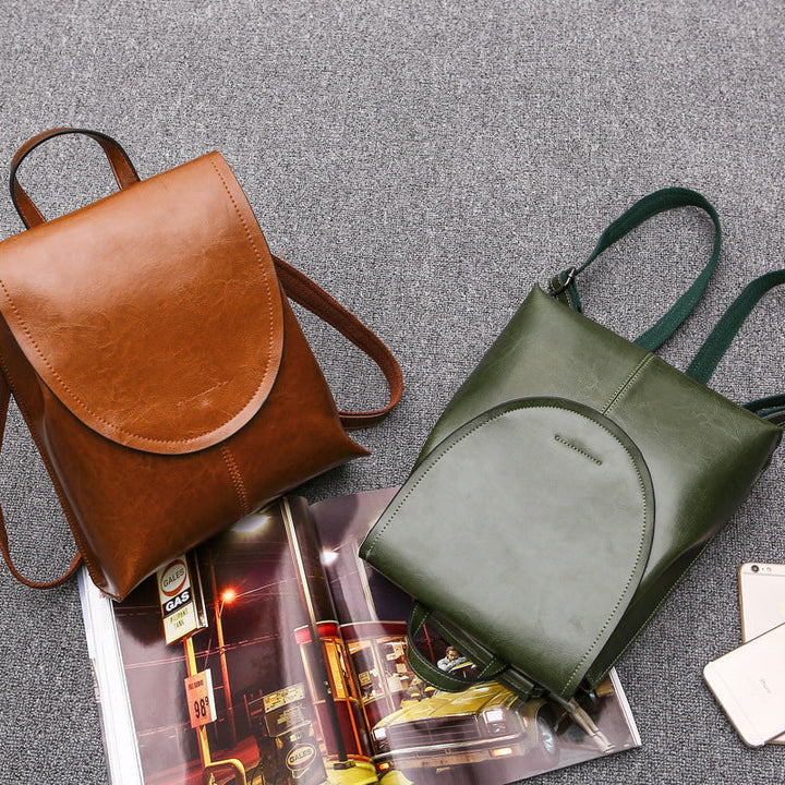 Chic CityStyle Women's Leather Backpack - Fashionable, Versatile, and Built to Last